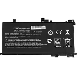 Акумулятор HP TE04XL (Omen 15-AX200 series) 15.4V 2800 mAh Black - мініатюра 3