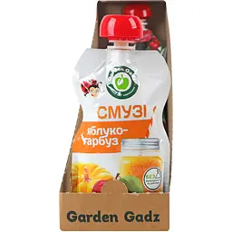 Пюре фруктово-овочеве Garden Gadz Смузі яблуко-гарбуз гомогенізоване стерилізоване 120 г - мініатюра 3