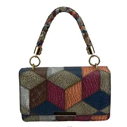 Жіноча сумка через плече крос-боді з екошкіри Lilly P2-15119230BL Мультиколор - мініатюра 11