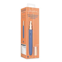 Вібратор Loveline Travel Compartment and Pump 18.5 см синій - мініатюра 15