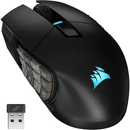 Миша комп'ютерна Corsair MMO Scimitar Elite Wireless (CH-9314311)