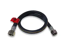 Шланг для газу NIKIFOROFF 3,5м 1/2 гумовий чорний В/В (мет.)