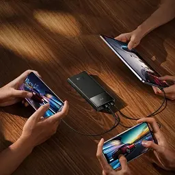 Портативна батарея Powerbank Baseus Star-Lord Digital Display Fast Charge 10000 mAh 22.5W PPXJ100001 Black - мініатюра 7