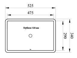Умивальник Newarc Hilton 52x40 білий 2024W NEW, Білий - мініатюра 3