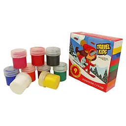 Фарби гуашеві Travel Kids 9×20 мл. Гамма’UA (4820072539088)