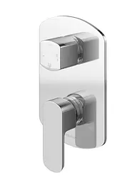 Душова система Kohlman Foxal 25 chrome + BOX прихованого монтажу QW211FR25, Хром - мініатюра 2