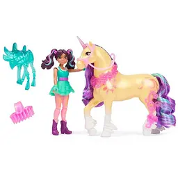 Набір з ляльки та єдинорога Unicorn Academy Ейва та Квітка (SM23203/6072678) - мініатюра 3