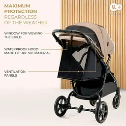 Коляска Kinderkraft Mitzy Linen Beige (KSMITZ00BEG0000) (5902533924356) - мініатюра 10