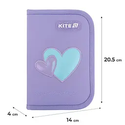 Пенал Kite Awesome фіолетовий (K25-622-5) - мініатюра 3