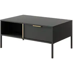 Стіл журнальний Lagom Спейс (Lars) антрацит 96.9x60x44.4 см - мініатюра 2