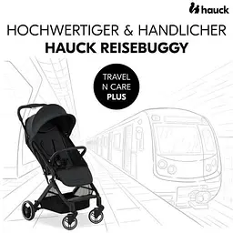 Коляска прогулянкова Hauck Travel N Care Plus Black (16018-3) - мініатюра 3
