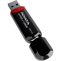 Флеш-накопичувач Adata Flash 128Gb USB 3.2 UV 150 Black (AUV150-128G-RBK) - мініатюра 2