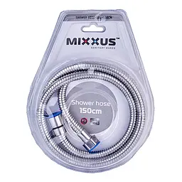Шланг для душу Mixxus Shower hose-SUS-150cm з нержавіючої сталі MI6053, Нержавіюча сталь