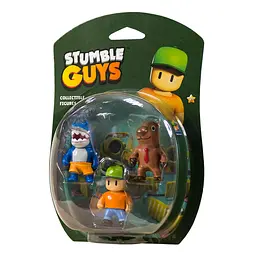 Набір колекційних фігурок Stumble Guys Мегалодон, Містер Стамбл, Капібара 3 шт. х 6 см (SG2020-1) - мініатюра 3