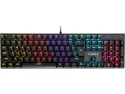 Клавіатура Vinga KBGM-101 LED Red Switch USB Black