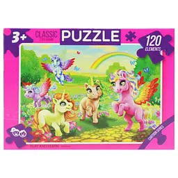 Пазли "Радісні поні", 120 елементів Dankotoys