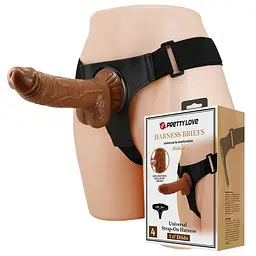 Страпон - Pretty Love Harness Briefs Micheal 7"