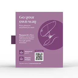 Вакуумний кліторальний стимулятор Womanizer Liberty 2 Purple Womanizer SX0523 100866 - мініатюра 3
