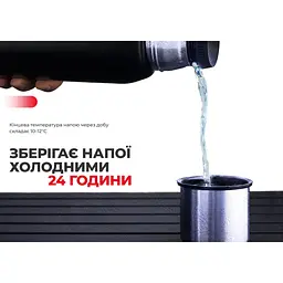 Термос Naturehike Q-9H NH19SJ010 304 сталь 1.0 л чорний - мініатюра 6