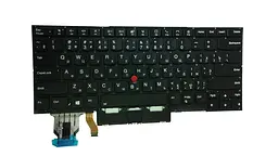 Клавіатура для ноутбука Lenovo ThinkPad X1 Carbon 8th Gen з підсвічуванням (Light), з вказівником (Point Stick), Black, (No Frame) - мініатюра 2