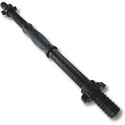 Гриф гантельний Trex Sport TX 51см (25мм) з пласт. гайками чорний