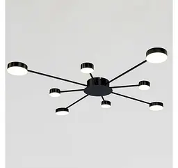 Світлодіодна люстра стельова Artlight 6473/8 з вісьмома круглими плафонами, 50 Вт - мініатюра 3