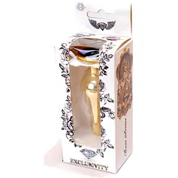 Анальна пробка Boss Of Toys Boss Series - Jewellery Gold Butt Plug Black, BS6400065, Золотий / Чорний - мініатюра 8