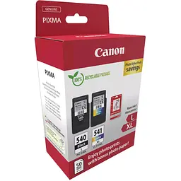 Картридж Canon PG-540 Multipack PG-540L/CL541XL BK Color +Glossy Photo Paper (5224B012) - мініатюра 2