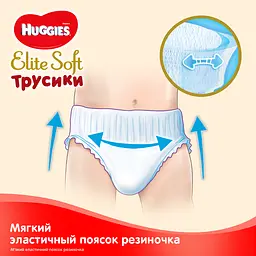 Підгузки-трусики Huggies Elite Soft Pants 4 (9-14 кг), 21 шт. - мініатюра 4