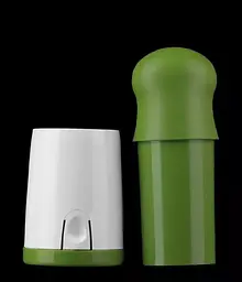 Млинок для зелені Herb Grinder 8296 6×7.3×17 см, ручний подрібнювач з нержавіючими лезами - мініатюра 6
