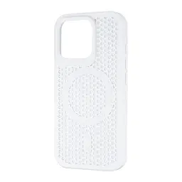Чохол Silicone Cooling Сase with MagSafe iPhone 16 Pro White