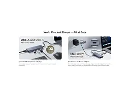 Док-станція CUDY 6-in-1 Grey (UH606) - мініатюра 4
