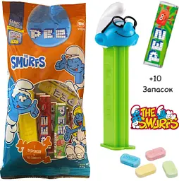 Диспенсер із цукерками Pez The Smurfs 85г - мініатюра 2