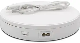 Поворотний стіл Puluz DCA2153W 22см White [88754] - мініатюра 3