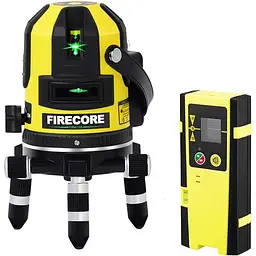 Самовирівнюючий лазер Firecore FIR411 з поперечною лінією на 360 градусів зелений