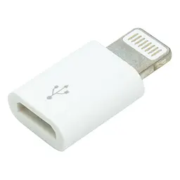 Перехідник PowerPlant Xiaomicro USB (F) - Lightning (M)