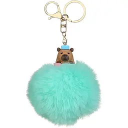 Брелок ZiBi PomPom Capybara хутро (ZB.706702) - мініатюра 4