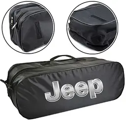 Сумка органайзер техдопомоги Jeep 53х19х13 2 відділення Чорна