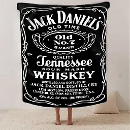 Плед плюшевий 3D Елітний Jack Daniel's 160х200 см