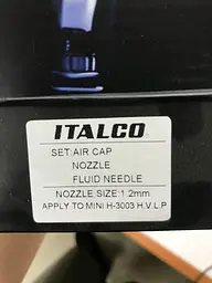 Сопло змінне для фарбопульпу H-3003-MINI 1.2 мм Italco hoz0006751 - мініатюра 3