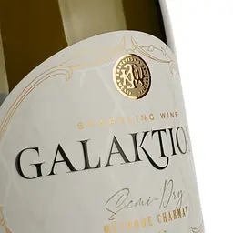 Вино ігристе Galaktioni Reserve біле напівсухе 0.75 л - мініатюра 3