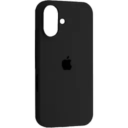 Силіконовий чохол з MagSafe для Apple iPhone 16 Plus чорний AAA [175887] - мініатюра 3