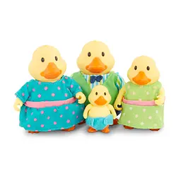 Набір фігурок Li'l Woodzeez Сім'я Качок 4од книжка EN det0018343 - мініатюра 3