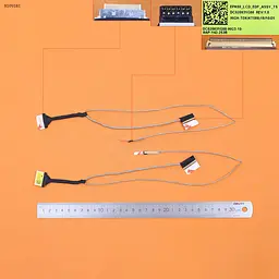 Шлейф матриці для HP 15-db 15-da, TPN-C136, (DC020031G00, EPK50, L20442-001, eDP 40pin, з сенсором, Оригінал)