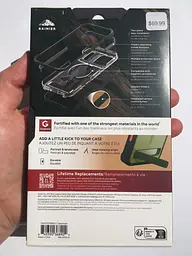 Чохол протиударний для iPhone 17 Pro (6.3") ZAGG Gear4 Rainier MagSafe KS Прозорий з підставкою Бежевий - мініатюра 9