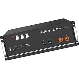 Акумулятор Pylontech US5000 48V (48V/100Ah/4800Wh) (BMS 200A/100A) [112131] - мініатюра 3