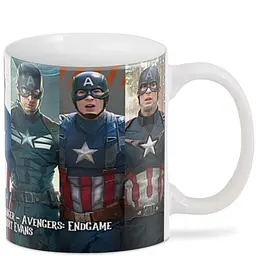 Кухоль GeekLand Captain America Фінал CA.02.118 330 мл білий - мініатюра 2