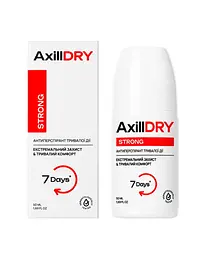 Кульковий антиперспірант тривалої дії AxillDRY Strong до 7 днів, 50 мл