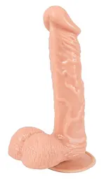 Фалоімітатор European Lover Medium 20 см тілесний - мініатюра 4