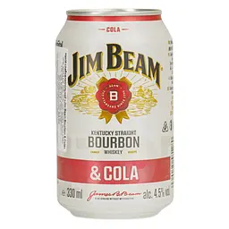 Напій слабоалкогольний Jim Beam Bourbon&Cola, 6%, 0,33 л - мініатюра 4